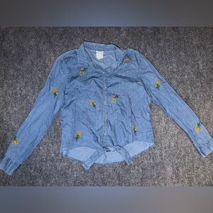 Harper Light Blue Denim Shirt